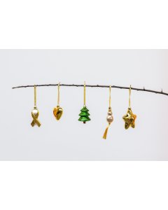 Vijf Kerstversieringen